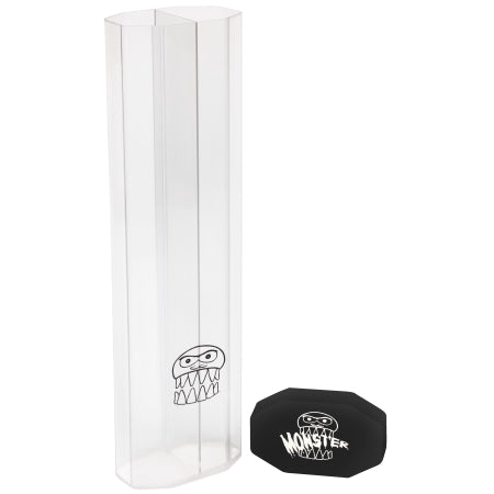 Playmat Tube: Monster Tube Dual - Clear/Black Cap