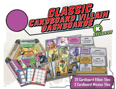 Marvel United: Classic Cardboard Villain Dashboards