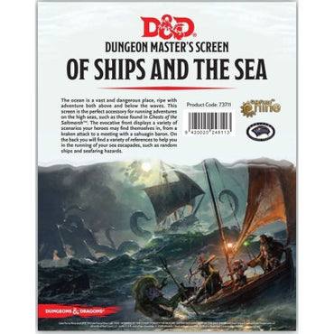 D&D (5E) DM Screen: Of Ships and the Sea (Dungeons & Dragons)