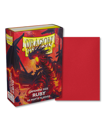 Dragon Shield Matte Sleeve - Ruby ‘Rubinus Lapis’ 60ct Yu-Gi-Oh Size AT-11137