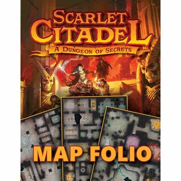 D&D (5E) Compatible: Scarlet Citadel (5E) Map Folio (Dungeons & Dragons)