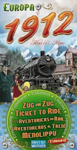 *USED* Ticket to Ride Europa 1912 Expansion