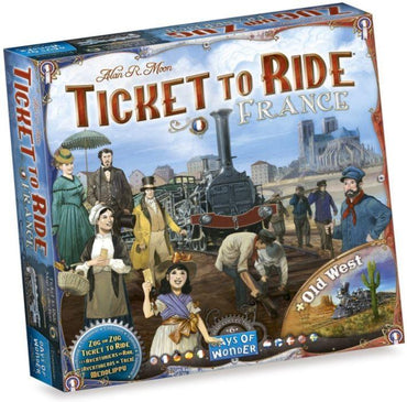 Ticket to Ride France & Old West Expansion 6