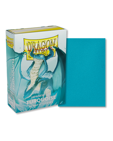 Dragon Shield Matte Sleeves - Turquoise 60ct Yu-Gi-Oh Size  AT-11155