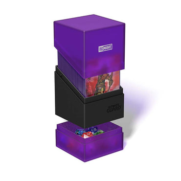 Boulder 100 - 2022 Exclusive Purple/Black Deck Box w/Tray: Ultimate Guard
