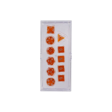 UP 15567 - Pumpkin Orange Eclipse Dice Set 11ct