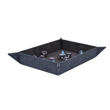 Suede Foldable Dice Tray - Sapphire 15719