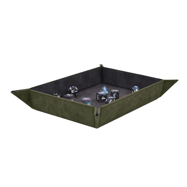 Suede Foldable Dice Tray - Emerald 15720