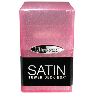 Satin Tower - Glitter Pink