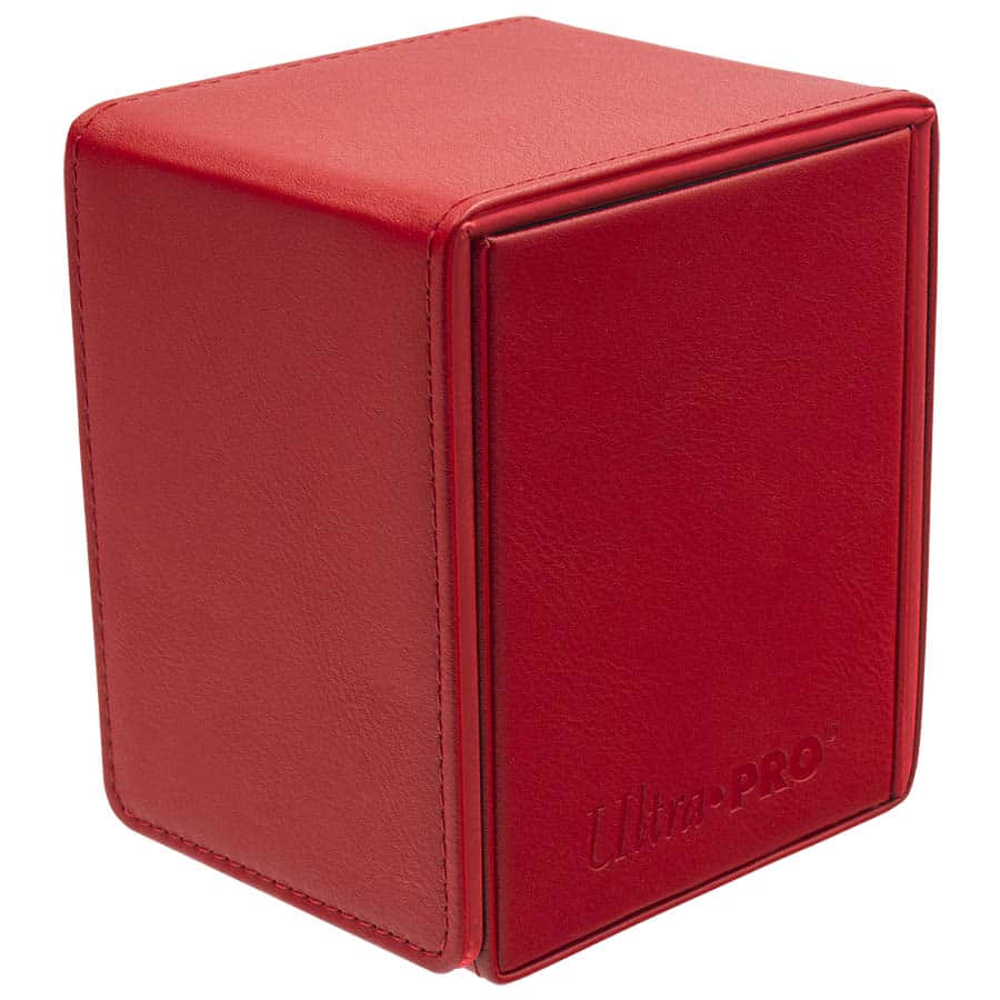 Vivid Alcove Flip Deck Box: Red