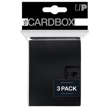 Pro 15+ Card Box 3-Pack: Black
