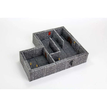 Warlock Tiles: Dungeon Tiles 2: Full Height Stone Walls - Expansion