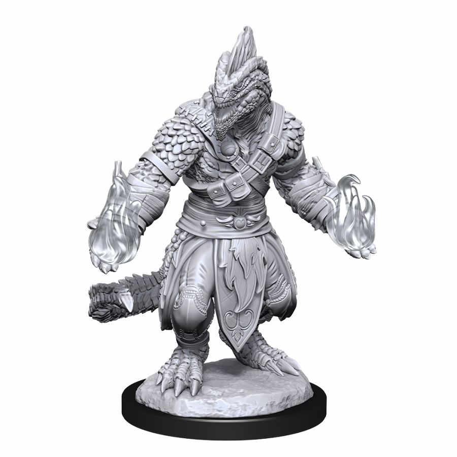 Wizkids Small: Lizardfolk Barbarian and Cleric 90308