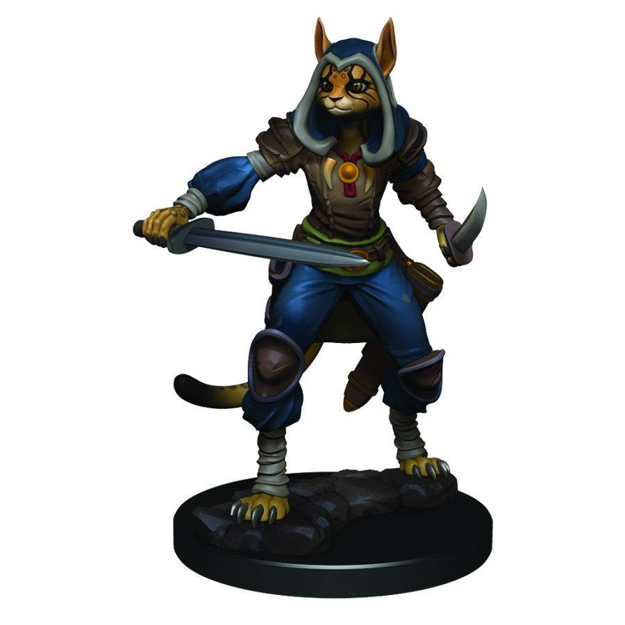 Wizkids Small: Tabaxi Rogue Female, Premium Figure 93012