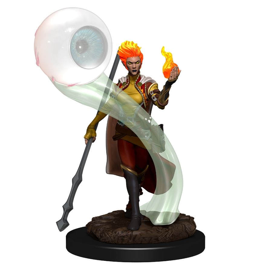 D&D Fire Genasi Wizard Female, Premium Figure 93046