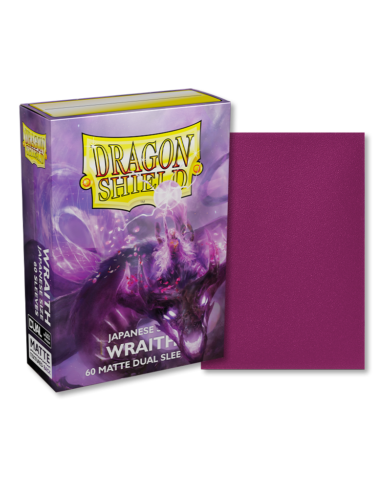 Dragon Shields: Dual Matte Wraith 60ct Yu-Gi-Oh Size  AT-15156
