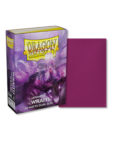 Dragon Shields: Dual Matte Wraith 60ct Yu-Gi-Oh Size  AT-15156